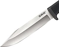 COLD STEEL SRK 6" CPM 3V Clip Point Razor-Sharp Blade 4.75" Kray-Ex Durable Handle Tactical Fixed Blade Knife w/Secure-Ex Sheath