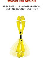 Ergodyne Squids 3420 Swiveling Dual-Clip Glove Holder