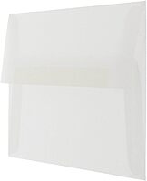 JAM PAPER Translucent Vellum Invitation Envelopes - Clear