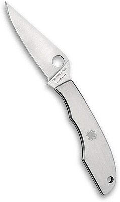 SPYDERCO GrassHopper Non-Locking Folding Knife PlainEdge
