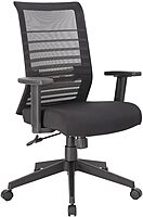 Boss Office Products Mesh Task Chair With T-Arms, Black