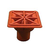 Cortina 97-1810 Rebar Cap, Orange, 4" Wide x 4" Height