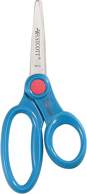 WESTCOTT 5-Inch Kids Safety Scissors, 12-Pack