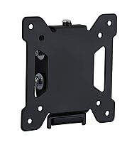 Mount-It! Tilting TV Wall Mount For Screens 13 - 27in, 4-3/4inH x 4-3/4inW x 1-7/16inD, Black