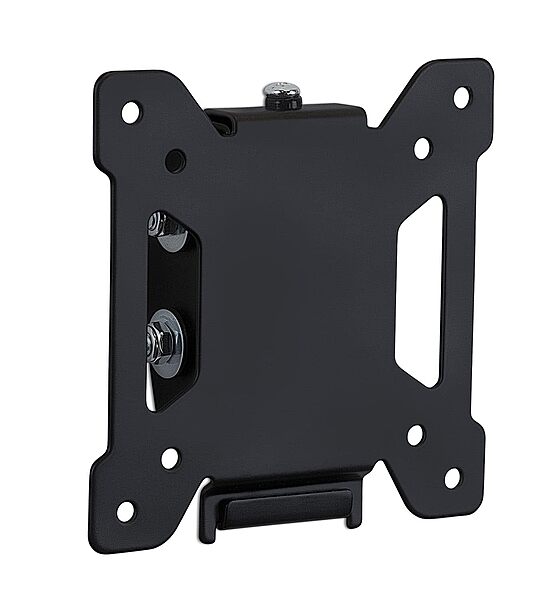 Mount-It! Tilting TV Wall Mount For Screens 13 - 27in, 4-3/4inH x 4-3/4inW x 1-7/16inD, Black