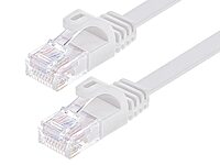 Monoprice FLEXboot Flat Cat6 Ethernet Patch Cable (UTP, 30AWG, Pure Bare Copper, 550MHz)