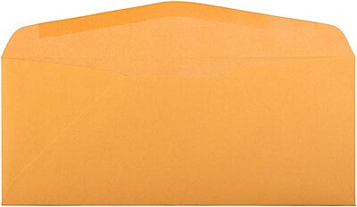 JAM PAPER Brown Kraft Manila Booklet Envelopes with Gummed Closure