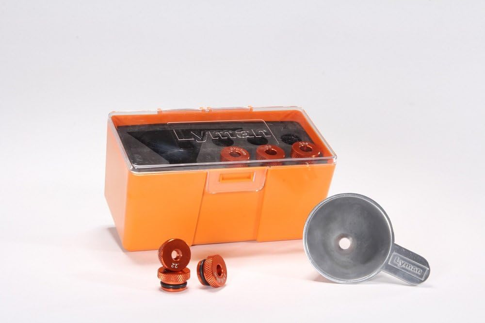 Lyman Products Brass Smith Pro Powder Funnel System, 5, Orange