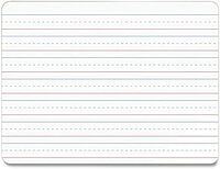 U Brands Double-Sided Dry Erase Lap Board, 12 x 9 in, White Surface, 10/Pack
