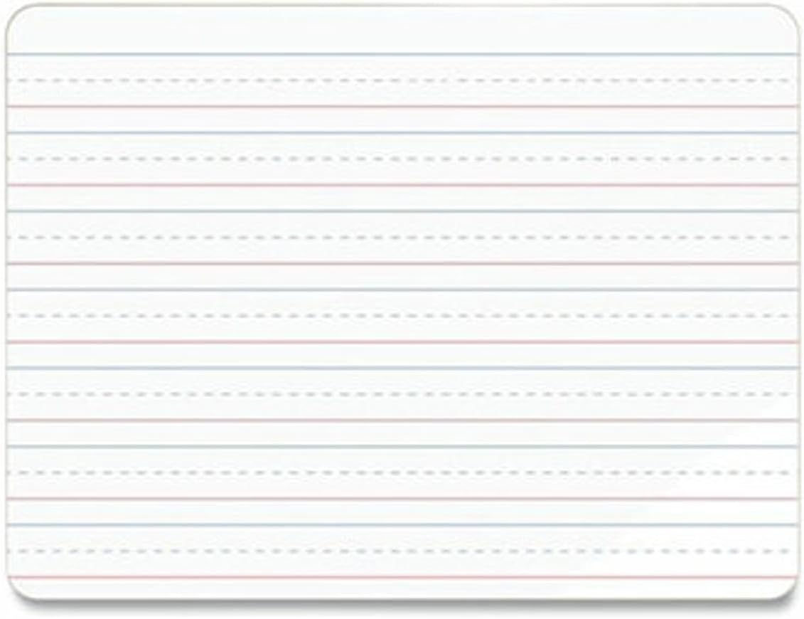 U Brands Double-Sided Dry Erase Lap Board, 12 x 9 in, White Surface, 10/Pack