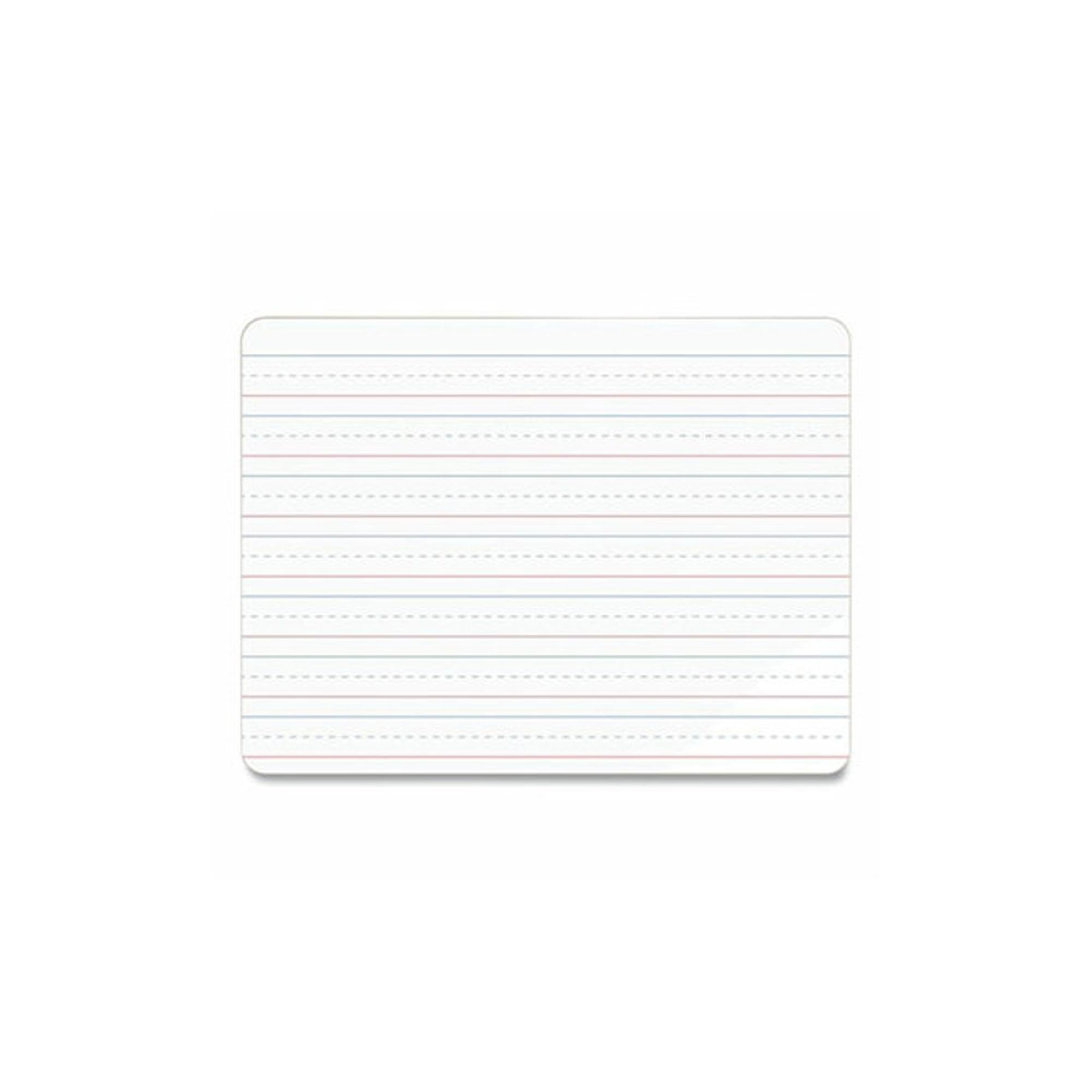 U Brands Double-Sided Dry Erase Lap Board, 12 x 9 in, White Surface, 10/Pack