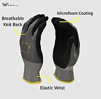 Endurance Pro Seamless Knit Nylon Gloves with Micro-Foam Nitrile Grip