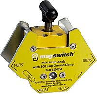 Magswitch - 8100351 Mini Multi Angle w 300amp GC Mini Multi Angle with 200 Amp, Yellow/Silver/Black