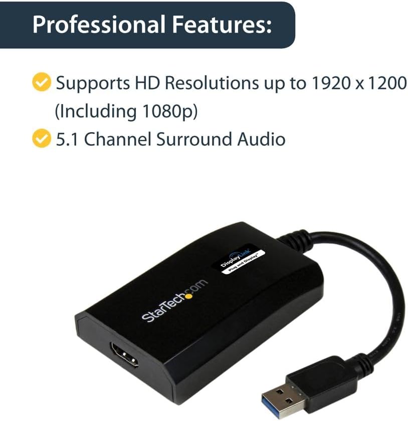 StarTech.com USB 3.0 External Video & Graphics Adapter