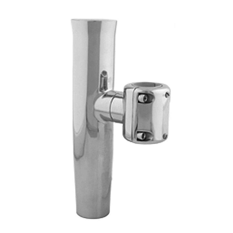TACO Stainless Steel Clamp-On Adjustable Rod Holder - 1-1/16" & 1-5/16" O.D. (Pipe), 1-1/4" O.D. (Tube)