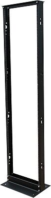 Tripp Lite 45U 2-Post Open Frame Rack, Network Equipment Rack, 12-24 Threaded and Numbered Mounting Positions, 800 lbs Capacity, 5-Year Warranty (SR2POST)