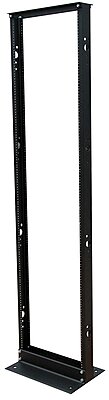 Tripp Lite 45U 2-Post Open Frame Rack, Network Equipment Rack, 12-24 Threaded and Numbered Mounting Positions, 800 lbs Capacity, 5-Year Warranty (SR2POST)