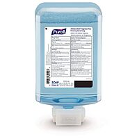 PURELL Antimicrobial Foaming Hand Soap Refill, For ES10 Dispensers, Fragrance-Free, 1,200 mL, 2/Carton
