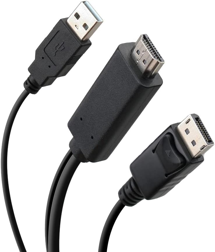 IOGEAR 6 Ft. Active 4K60Hz HDMI to DisplayPort Cable
