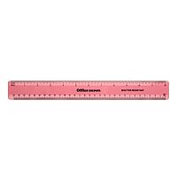 Office Depot Plastic Ruler, 12in., Assorted Colors (No Color Choice), NB-20110516