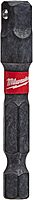 Milwaukee 48-32-5030 Shockwave Steel Impact Duty 1/4 Inch Hex Shank to 1/4 Inch Square Socket Adapter