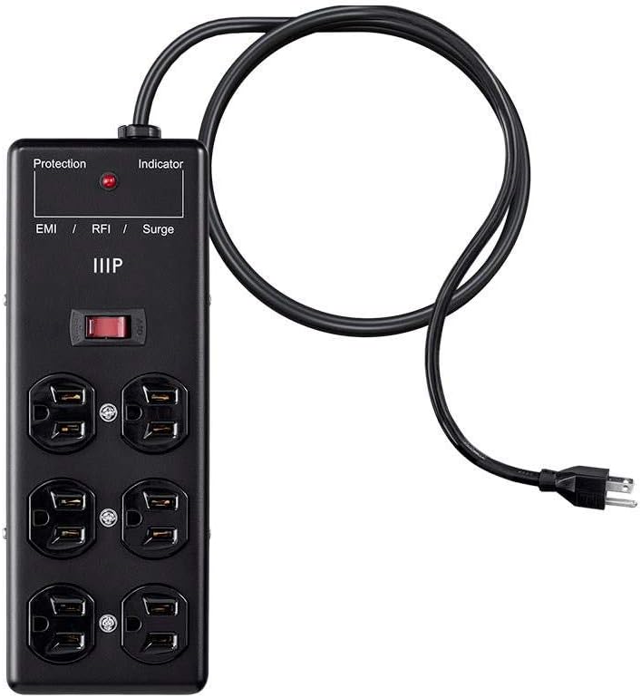 Monoprice Heavy Duty Metal Surge Protector Power Strip / Power Box