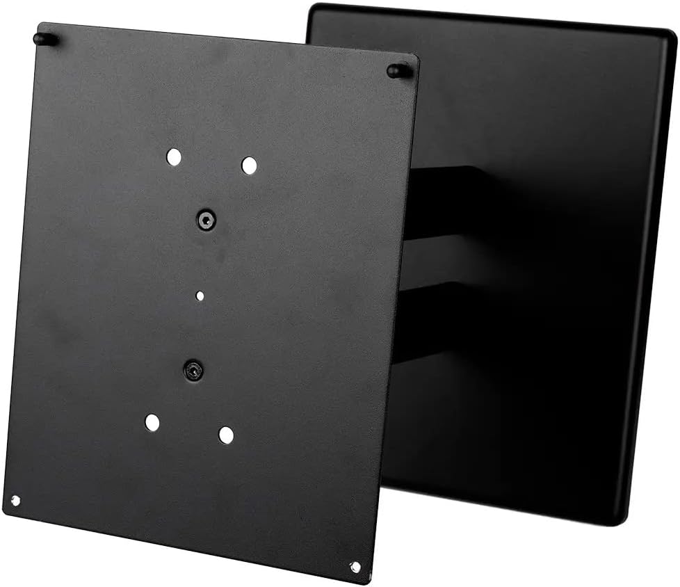 Monolith 24in Steel Speaker Stand with Adjustable Top Plate (Each) Hold Speakers Weighing Up to 75 Pounds, Scratch-Resistant