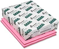 SKILCRAFT 7530-01-398-2680 Processed Chlorine Free Copier Paper, 8-1/2 x 11 Inch, Neon Pink (10 Reams per Box)