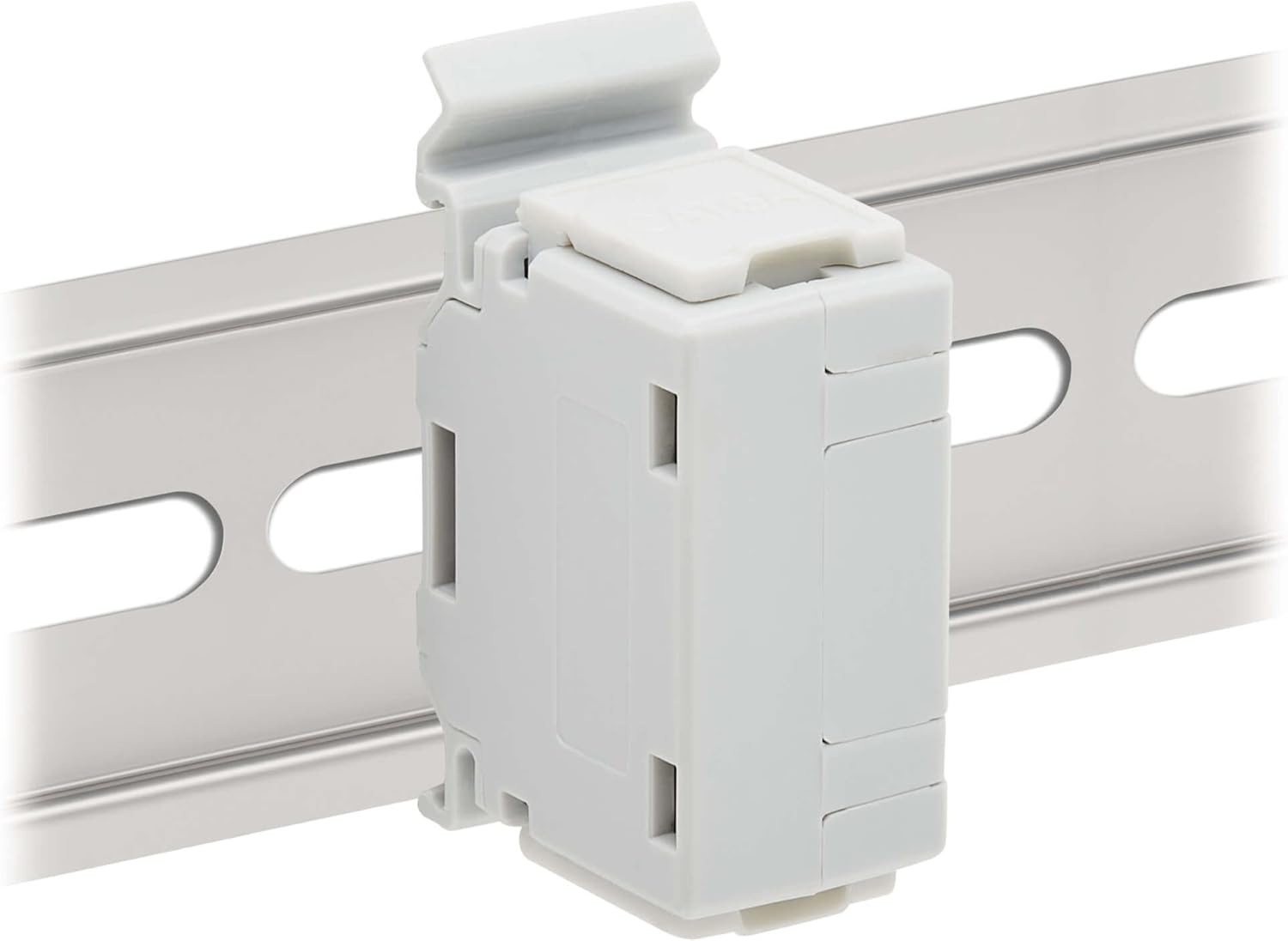 Tripp Lite DIN-Rail Cat6a RJ45 Shielded in-Line Mountable Snap-in Coupler & PoE++, EMI/RFI Shielding, Backwards Compatible
