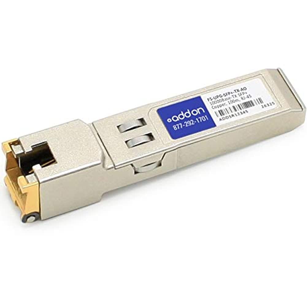 ADDON F5 Networks Compatible TAA Compliant 10G SFP+ RJ45 30M Transceiver