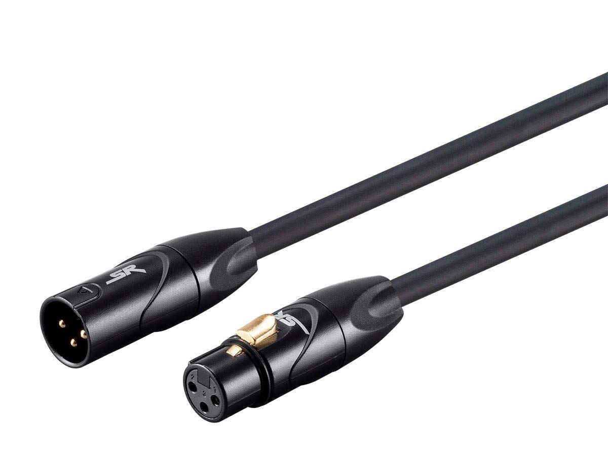 Monoprice Stage Right XLR Male to XLR Female Microphone & Interconnect Cable, 16AWG, Gold Plated