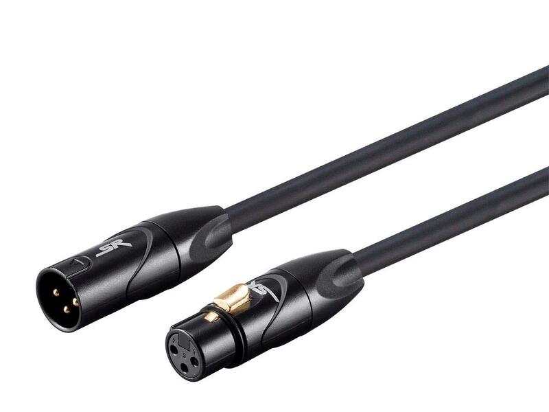 Monoprice Stage Right XLR Male to XLR Female Microphone & Interconnect Cable, 16AWG, Gold Plated