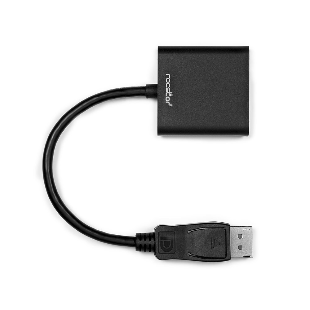 Rocstor DisplayPort (male) to HDMI (female) Adapter Converter - 1 Pack - Y10A101-B1