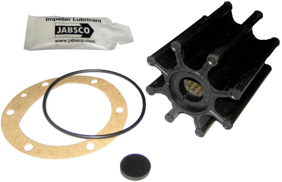 Jabsco Impeller Kit - 8 Blade - Neoprene - 2-9/16" Diameter x 3" W, 5/8" Shaft Diameter