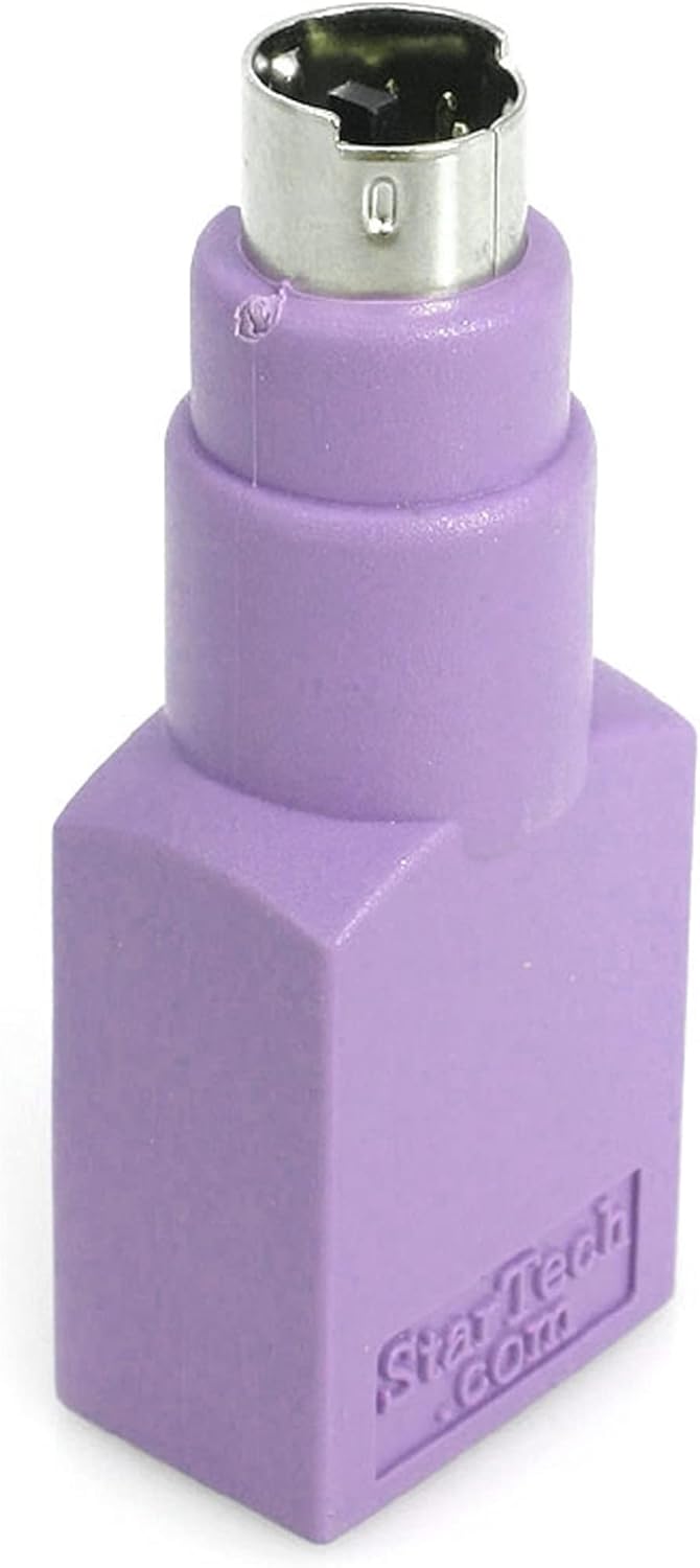 StarTech.com Replacement USB Keyboard to PS/2 Adapter - F/M - Connect a USB Keyboard to a computer through a PS/2 port