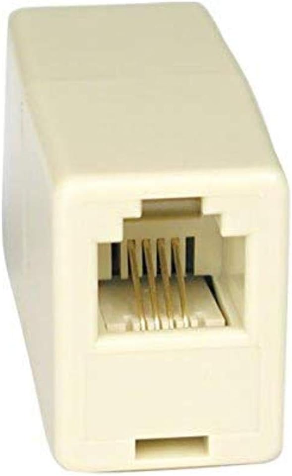 Tripp Lite RJ11 Modular Coupler, Straight-Through Inline Coupler (F/F) (P420-001)