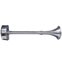 Schmitt Ongaro Marine Standard Single Trumpet Horn - 12V - Stainless Exterior