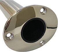 Tigress Economy Stainless Steel Gunnel Mount Rod Holder, 15° Angle, Durable and Corrosion-Resistant