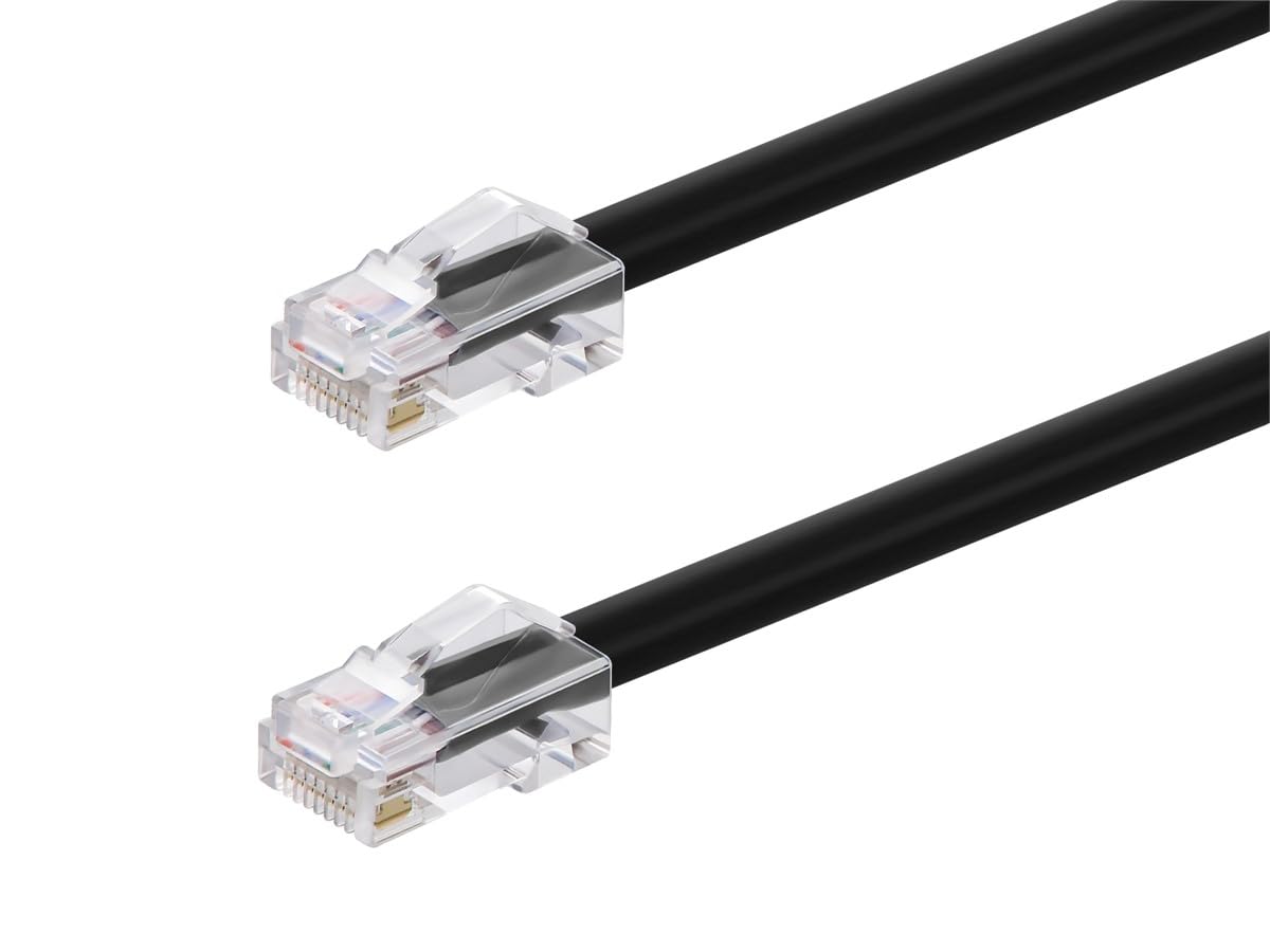 Monoprice Cat6A Non-Booted Shielded Patch Cable (RJ45, 26AWG, 10G)