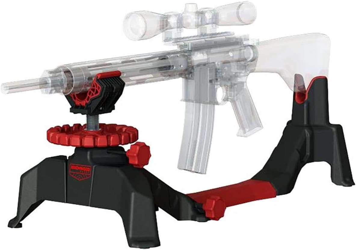 BIRCHWOOD CASEY Foxtrot Rifle & Pistol Shooting Rest - Comfortable Durable Adjustable Gun Rest with Non-Marring Material