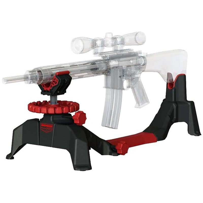 BIRCHWOOD CASEY Foxtrot Rifle & Pistol Shooting Rest - Comfortable Durable Adjustable Gun Rest with Non-Marring Material