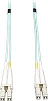 Tripp Lite Laser-Optimized Duplex Multimode 50/125 Fiber Patch Cable (LC/LC) - Aqua