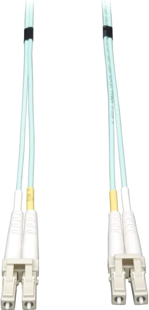 Tripp Lite Laser-Optimized Duplex Multimode 50/125 Fiber Patch Cable (LC/LC) - Aqua