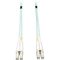 Tripp Lite Laser-Optimized Duplex Multimode 50/125 Fiber Patch Cable (LC/LC) - Aqua