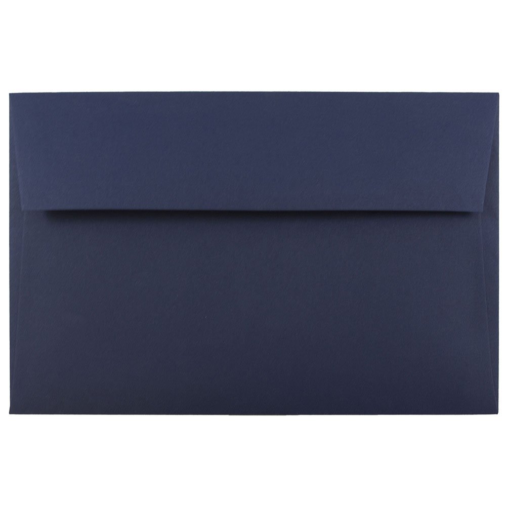 JAM PAPER Navy Blue Premium Invitation Envelopes - 25/Pack