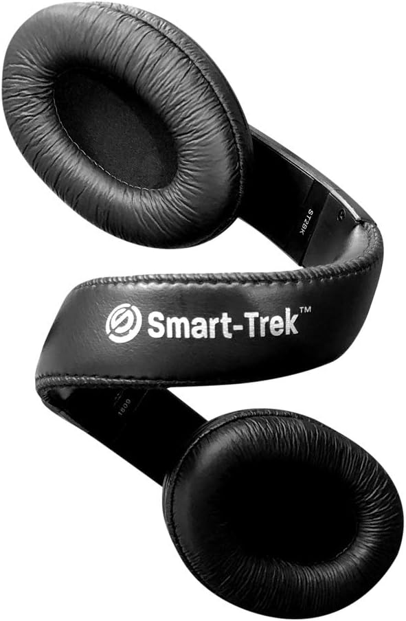 Hamilton Buhl Smart-Trek Headphone || 3.5mm TRRS Plug, Durable and Comfortable, Black (ST1BK)