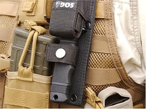 SOG Fixed Blade Knives with Sheath - SEAL Pup Tactical Knife, Survival Knife and Hunting Knife w/ 4.75 Inch Blade and Knife