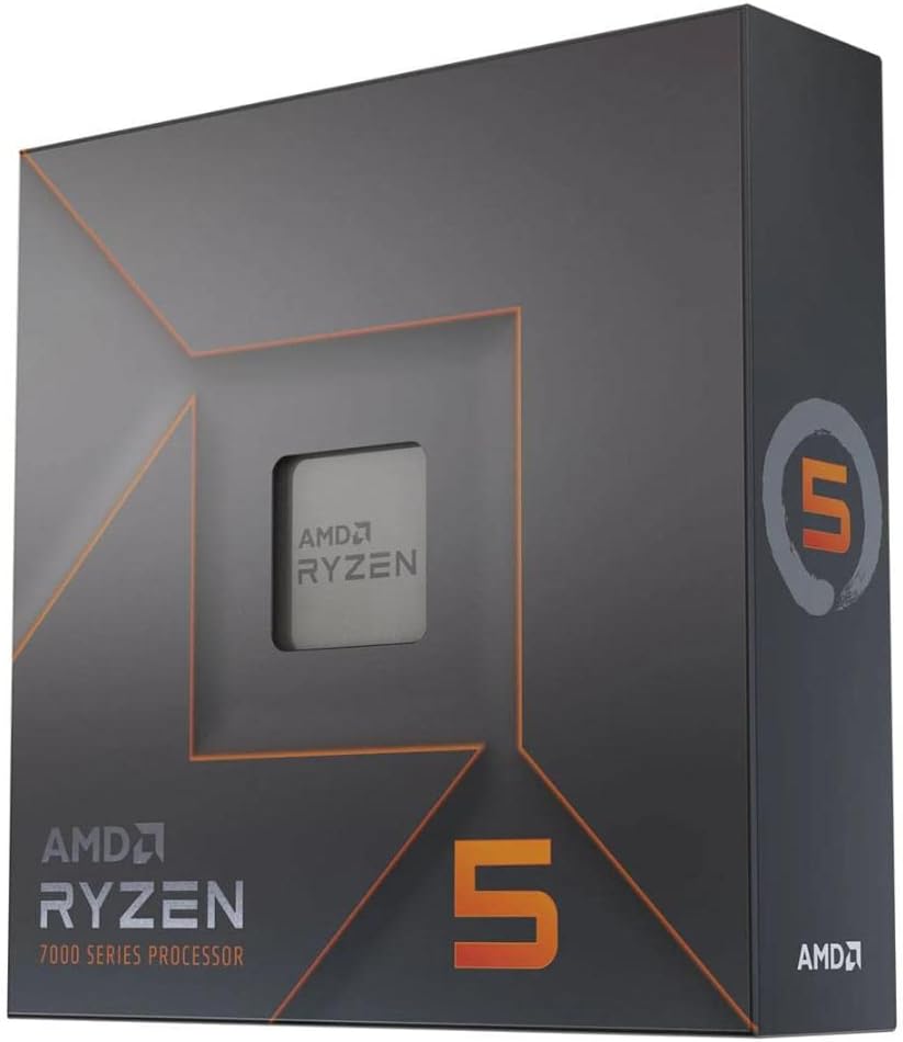 AMD Ryzen 5 7600X 6-Core, 12-Thread Unlocked Desktop Processor CPU Only Ryzen 5 7600X