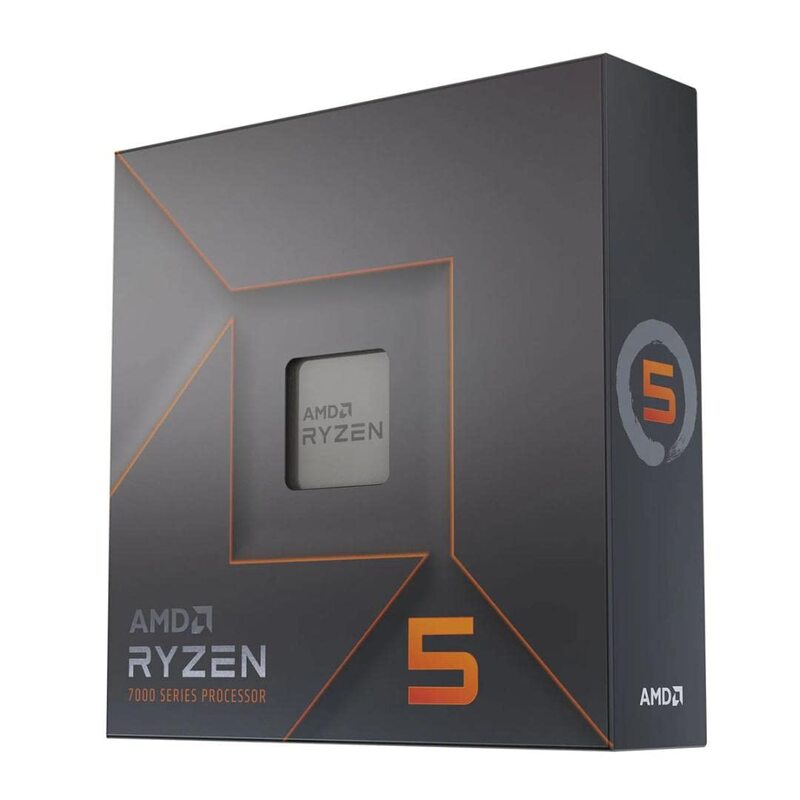 AMD Ryzen 5 7600X 6-Core, 12-Thread Unlocked Desktop Processor CPU Only Ryzen 5 7600X
