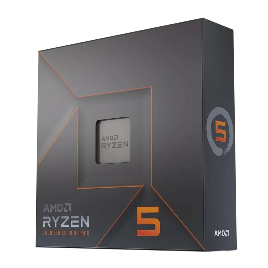 AMD Ryzen 5 7600X 6-Core, 12-Thread Unlocked Desktop Processor CPU Only Ryzen 5 7600X